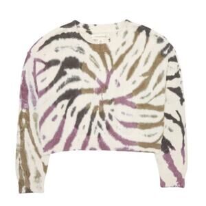 Treasure & Bond Tie Dye Jumper Ivory Dove Multi Tie Dye Girl’s Size XL (14-16)